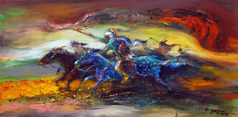 Indian 5 by artist Ping Irvin